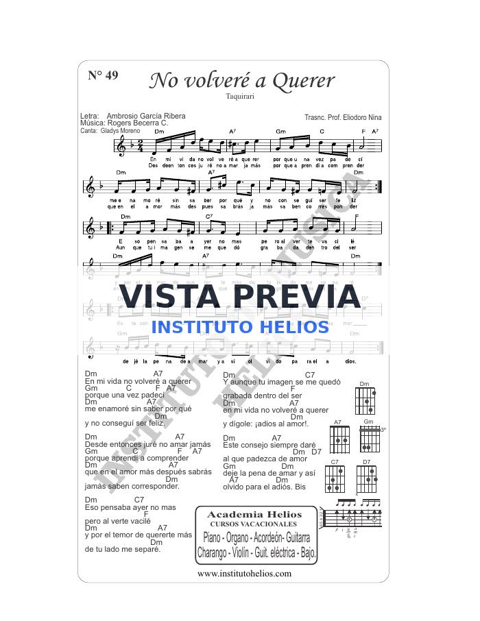 Vista previa de No volveré a querer